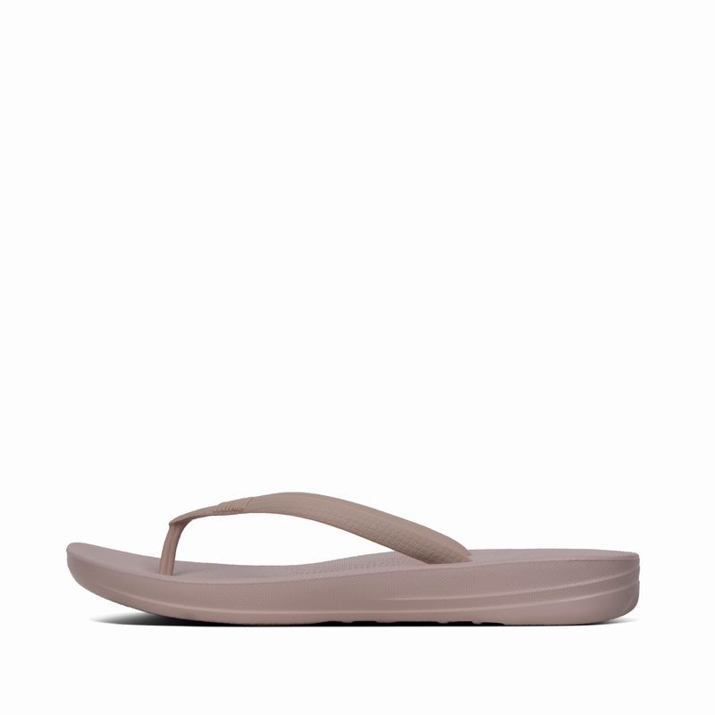 FitFlop Iqushion Ergonomc HellLila - FitFlop Flip Flops Damen Sale [JGMF-94781]